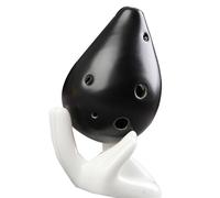 strumento ocarina Ocarina A 6 Buche Contralto C Chiave Professionale Per Studio Autonomo Entry-level Gioco Per Principianti A Sei Buche Nero