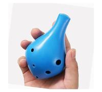 strumento ocarina Ocarina A 6 Fori Adatta Per Gli Studenti Che Imparano Uno Strumento Musicale Ocarina A Forma Di Goccia D'acqua Lunga (Color : Blue)