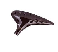 strumento ocarina Ocarina Alto AC A 12 Buche Professionale Che Suona SC Alti Affumicati A 12 Buche (Color : AC)