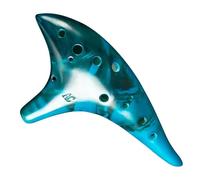 strumento ocarina Ocarina Classica A 12 Fori Con Custodia Protettiva Strumento Per Ocarine Con Tono Alto C Smokey Fired Per Principianti Amanti Della Musica