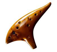 Strumento Ocarina Ocarina Contralto A 12 Fori Chiave Do Adatta Agli Amanti Della Musica E Ai Principianti(Brown)
