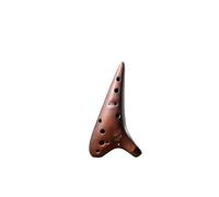 strumento ocarina Ocarina in ceramica 12 fori Argilla viola affumicata Ocarina Xun Musica per principianti professionale(Color:S-G)