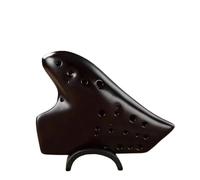strumento ocarina Ocarina In Ceramica A 3 Tubi Contralto C Chiave AC Affumicata Tripla Ocarina Flauto Musicale Avanzato Professionale (Color : 3)