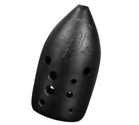 strumento ocarina Ocarina In Ceramica A Doppia Cavità A 10 Fori Nera Nota F/G Strumento Musicale Cinese Avanzato Professionale (Color : G)