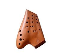 strumento ocarina Ocarina in ceramica a tre tubi 12 fori chiave Alto C AC Ocarina professionale affumicata opaca del tempo(AC1)