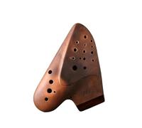 strumento ocarina Ocarina in ceramica a tre tubi 12 fori chiave Alto C AC Ocarina professionale affumicata opaca del tempo(AC3)
