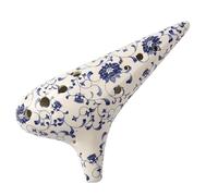 strumento ocarina Ocarina In Porcellana Bianca Blu 12 Fori Alto AF Ceramica Ocarina Of Time Flauto Cinese Strumenti Musicali Professionali