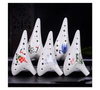 strumento ocarina Ocarina per principianti a 12 buche contralto ac chiave introduzione per studenti c modello didattico per negozio di pianoforti scolastici(Color:5)