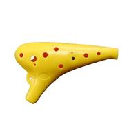 strumento ocarina Ocarina Per Principianti Ocarina In Plastica A 12 Fori In Do Alto In Più Colori (Color : Yellow)