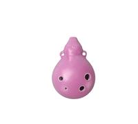 strumento ocarina Ocarina Professionale A Sei Fori Per Principianti 6 Fori Rosa Blu Verde Alti In Ceramica Do (Color : Pink)