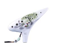strumento ocarina Ocarina professionale in stile antico souvenir scenico della scuola di ocarina a 12 buche AC(Color:A)