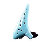 strumento ocarina Ocarina SC saldata con riso a 12 fori suono per principianti che insegna ocarina Ocarina di qualità del suono a 12 fori con borsa(Color:3/4)