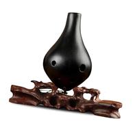 strumento ocarina Ocarina Strumento A 6 Fori AC Alto C Ocarina In Ceramica Nera I Principianti Suonano L'ocarina Ocarina A Sei Fori