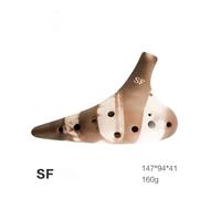 strumento ocarina Ocarina Strumento leggendario Ocarina Flauto e accessori Riparazione di strumenti di grandi dimensioni(Color:4)