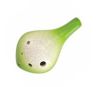strumento ocarina Ocarina Studente Principiante Scuola Di Sintonia AC A Sei Buche Che Insegna Marsupio Verde Strumento Entry-level Crepa Di Ghiaccio