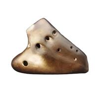 strumento ocarina Ocarina Tripla Affumicata Contralto C Chiave 16 Fori Ocarine In Ceramica Flauto Musicale Strumento Musicale Professionale Per Principianti (Color : 3/4)
