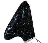 Strumento Ocarina Ocarina Tripla Tono Alto C Ocarine in Ceramica Strumenti Musicali Professionali Ocarina of Time Notte Molto Nera