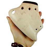 strumento ocarina Ocarina Tripla Tono Alto G Ocarine In Ceramica Strumenti Musicali Professionali Giallo (Color : Natural)