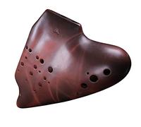 Strumento ocarina per ocarina a tre tubi con tono BC viola sabbia Ocarina professionale per spettacoli teatrali a tre tubi per basso tono C.