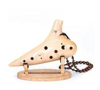 strumento ocarina Strumento Musicale Per Flauto Traverso Professionale Ocarina In Porcellana Avanzata A 12 Fori (Color : 4AC)