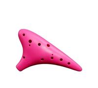 strumento ocarina Strumento Ocarina 12 fori chiave AC alto DO flauto professionale resistente alle cadute con spartito(Color:3)