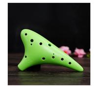 strumento ocarina Strumento Ocarina 12 fori chiave AC alto DO flauto professionale resistente alle cadute con spartito(Color:5)