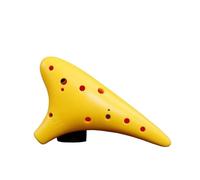 strumento ocarina Strumento Ocarina 12 fori chiave AC alto DO flauto professionale resistente alle cadute con spartito(Color:4)