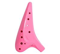strumento ocarina Strumento Per Flauto Professionale Per Principianti Ocarina Alto C A 12 Fori Rosa E Blu (Color : Pink)