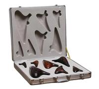 strumento ocarina Vestito Professionale In Ceramica Ocarina Strumenti Musicali Decorazione Flauto Traverso 12 Fori