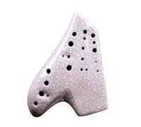 strumento ocarina White fission triple ocarina alto C professionale in ceramica ocarina porcellana per principianti avanzati