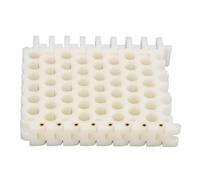 Strumento organizzatore per cavi con fori da 9 mm, pettine per fori di passaggio dei cavi di rete per cavi CAT5, CAT6 e CAT7, pratico organizer in ABS e rame per la gestione dei (6x8 fori)