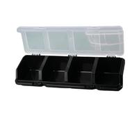 Strumento Parte Contenitore Cestino Pagni Stoccaggio Organizzatori A Vite Plastica Con 4 Veste Per Viti A Vite Del Vano Facili Da Usare In Plastica