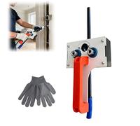 Strumento passacavi efficiente, strumento passacavi azionato da trapano per elettricisti, strumento efficiente per il passaggio di cavi in tubi e pareti, sistema di guida magnetica (A)
