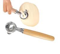 Strumento Pelactus | Tagliapasta con manico in legno | Utensile da cucina manuale multifunzionale per frutta e verdura