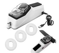 Strumento per affilare i coltelli elettrico |. Affilacoltelli Affilacoltelli automatico multifunzione - Utensili da cucina Affilatura e lucidatura in 5 secondi L'affilacoltelli elettrico con copertura