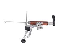 Strumento per Affilare i Coltelli Morsetto Rapido Affilatore Ad Angolo Fisso Girevole a 360 ° con 4 Pietre per Affilare per la Lavorazione del Legno