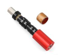 Strumento per ammortizzatore per mountain bike, kit di attrezzi con boccola ammortizzatore posteriore con set di rimozione dei cuscinetti per mountain bike (rosso)