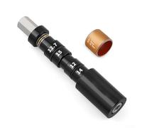 Strumento per ammortizzatore per mountain bike, kit di attrezzi con boccola ammortizzatore posteriore con set di rimozione dei cuscinetti per mountain bike (nero)