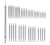 Strumento per anse a molla per orologio, 41 pezzi in acciaio inox, strumento di rimozione di precisione per anse a molla, kit perni per orologio, perni per cinturino di riparazione e manutenzione,