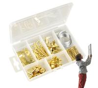 Strumento per appendere quadri, con livello, pieghevole, ad alta precisione, strumento di livellamento per parete, per principianti, hobbisti, donne, uomini, decorazione per la casa, progetti fai da