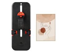 Strumento per appendere quadri, pieghevole, ad alta precisione, per allineare le pareti, strumento di livellamento per cornici fotografiche, per falegnami professionisti, hobbisti, donne e uomini