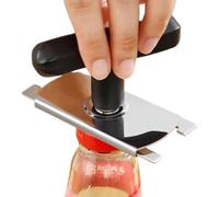 Strumento Per Aprire Barattoli: Impugnatura Regolabile Senza Sforzo, Apri Coperchio In Acciaio Inossidabile, Strumento Per Apertura Rapida A Rotazione | Bottiglia Portatile Con Apriscatole E Lattina C