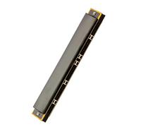 Strumento per armonica polifonica ad ampia gamma con chiave C a 28 fori con elegante guscio nero squisito Armonica Per Principianti