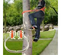 Strumento per Arrampicare L'Albero Attrezzatura per L'arrampicata Sugli Alberi con Pedana Antiscivolo e Imbracatura, Picchetti per L'arrampicata Sugli Alberi(350 Model)