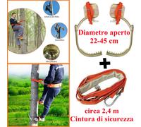 Strumento per Arrampicare L'Albero con cintura di sicurezza, ramponi forestali