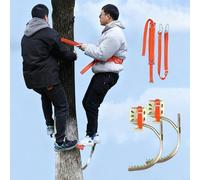 Strumento per Arrampicare L'Albero Set di Punte in Metallo per Arrampicata Sugli Alberi, Attrezzatura Antiscivolo Regolabile per Arrampicata su Pali(200 Model)