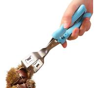 Strumento per baccelli di castagno | Acciaio inossidabile 18/10 pelapatate con manici ergonomici | Schiaccianoci multifunzione per la cucina commerciale casa hotel affitto ristorante appartamento