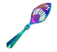 Strumento per bere cucchiaio da fontana - Varianti colorate in argento oro rosa oro, impugnatura ergonomica lavorazione durevole, accessorio filtro per un autentico momento di divertimento | Home bar