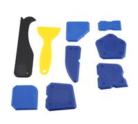 Strumento per calafataggio per malta, 9 pezzi/set Kit di strumenti per la pulizia della finitura per la pulizia della malta per la rimozione del sigillante in silicone per la finestra del bagno della