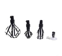 Strumento per cambiare lampadina per soffitti alti con asta telescopica, 3 gabbie a otto dita e ventosa, asta di prolunga in alluminio per sostituzione da incasso, casa e